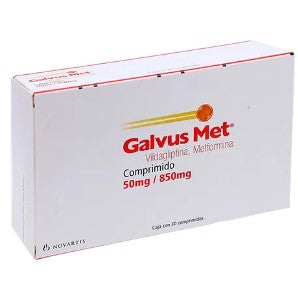 GALVUS-MET 50/850MG 30 CPR REC