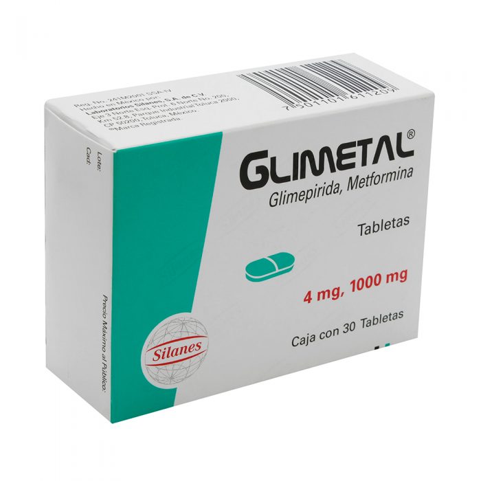 GLIMETAL 1000/4MG 30 TAB