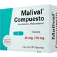 MALIVAL A-P 50 MG 28 CAPS