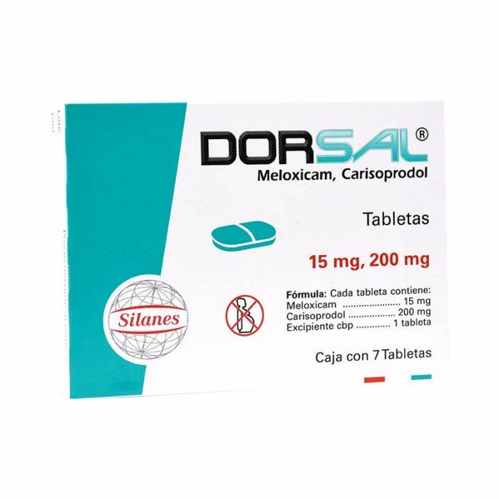 DORSAL 15/200 MG 7 TAB