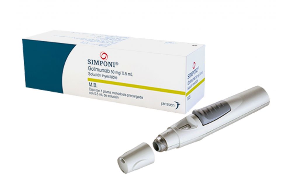 SIMPONI 50 MG SOL INY 0.5 ML