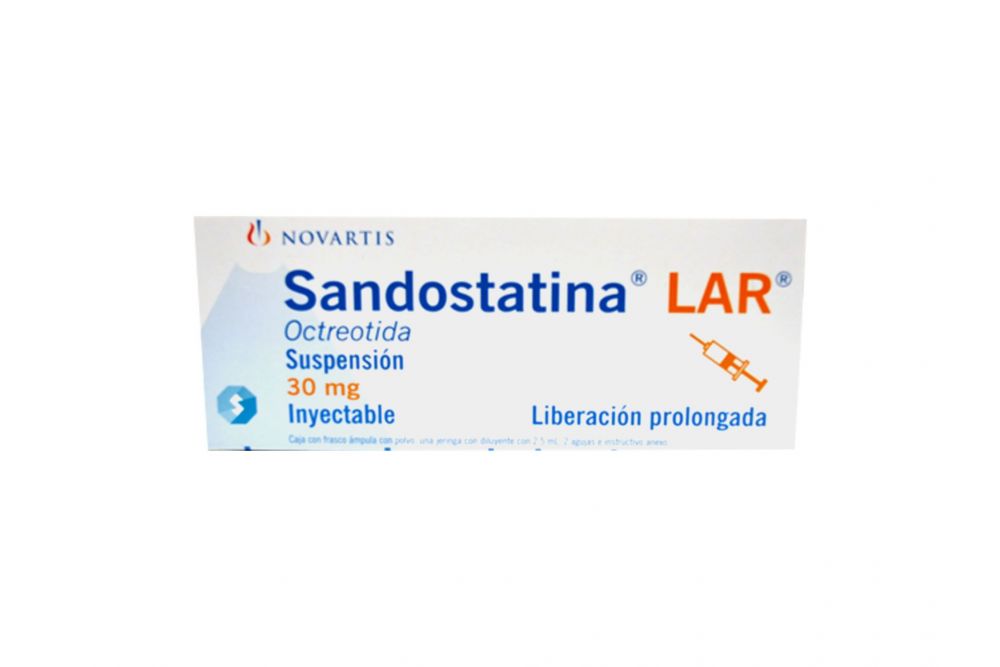 SANDOSTATINA LAR LP 30MG JGA 2ML