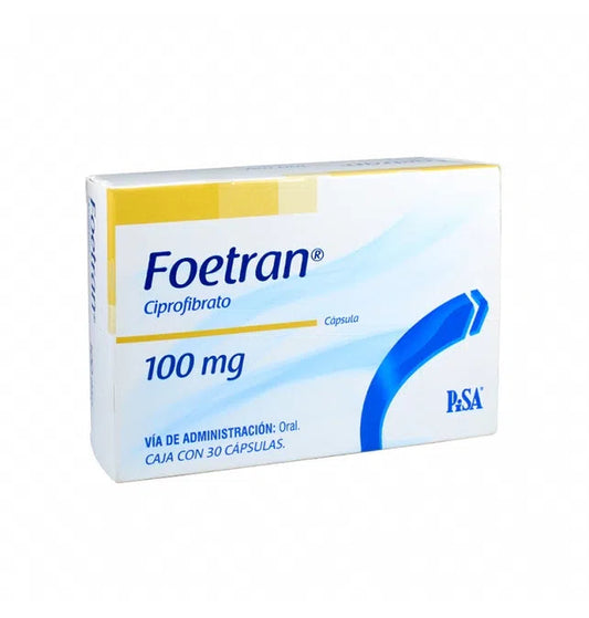 FOETRAN 100 MG 30 CAPS