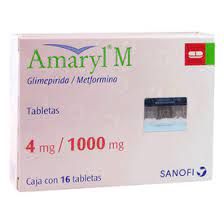 AMARYL M 4/1000MG 16 TAB
