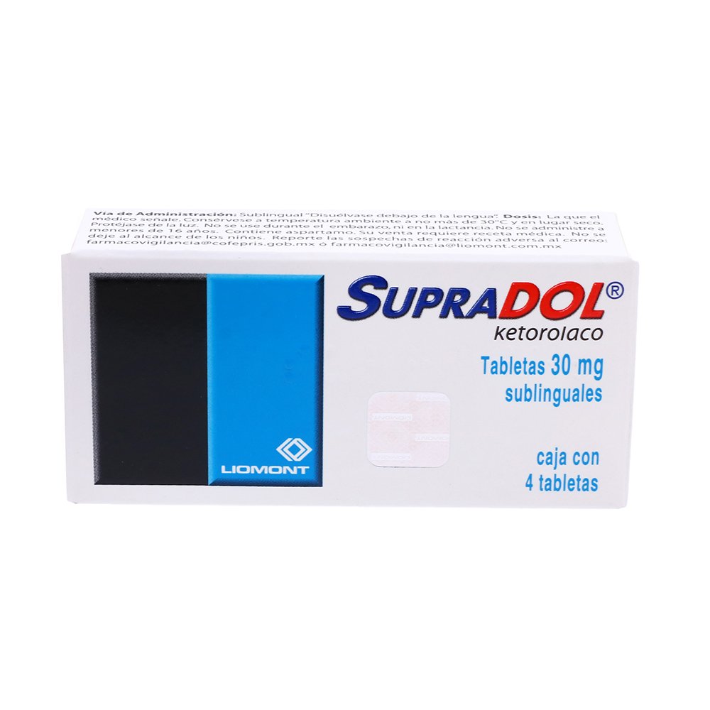 SUPRADOL SUBLIN 30MG TAB 4