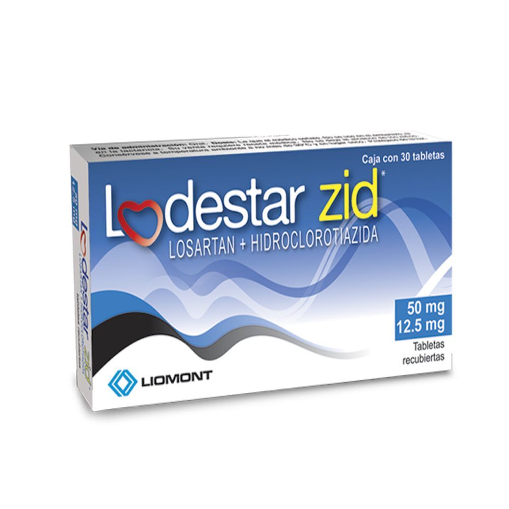 LODESTAR ZID 50/12.5MG 30 TAB REC