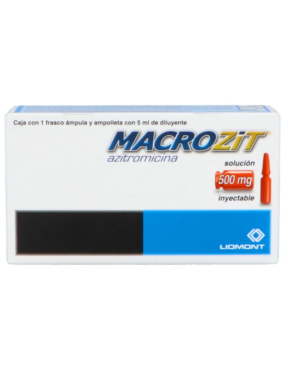 MACROZIT 500MG SOL INY C1