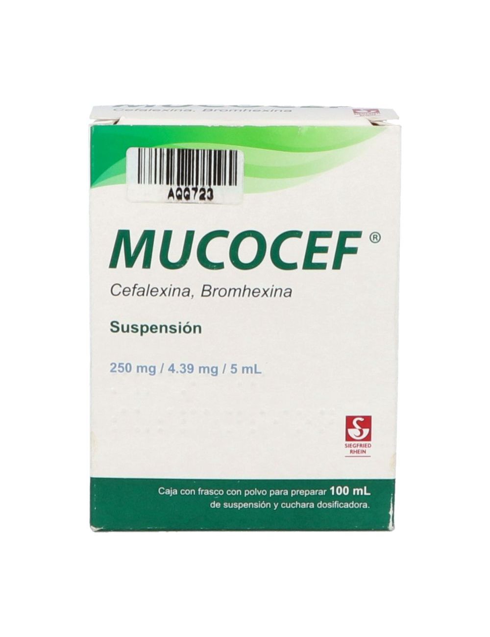 MUCOCEF 250 MG SUSP 100 ML