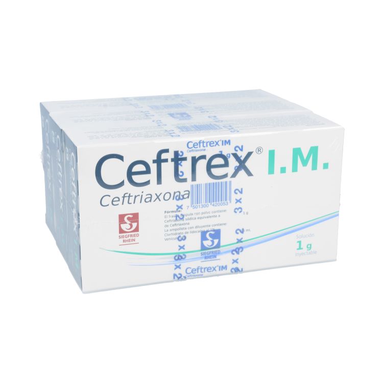 CEFTREX IM 1G FA 3.5 ML 5X3