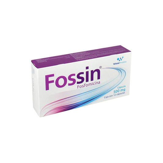 FOSSIN 500 MG 12 CAPS