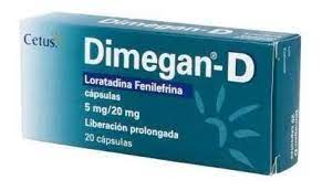 DIMEGAN-D 5/20 MG 20 CAPS