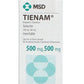 TIENAM IV 500 MG 20 ML