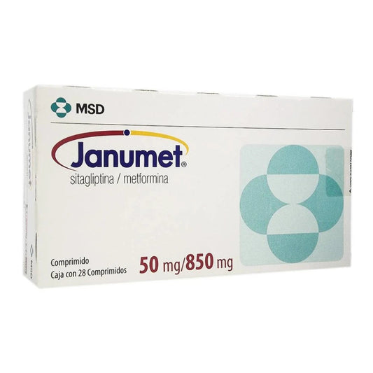 JANUMET 50/850 MG 28 CPR