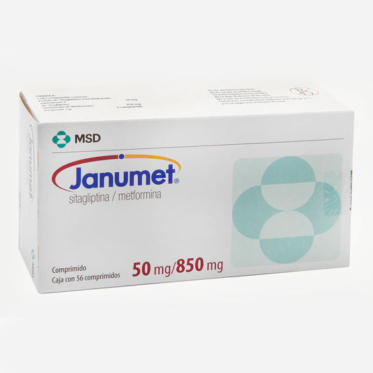 JANUMET 50/850MG 56 CPR REC