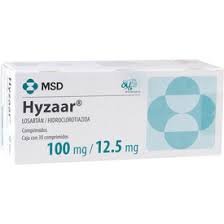 HYZAAR 100/12.5 MG 30 CPR