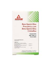 BENCILPENICIL 800000UI 1 AMP 2 ML