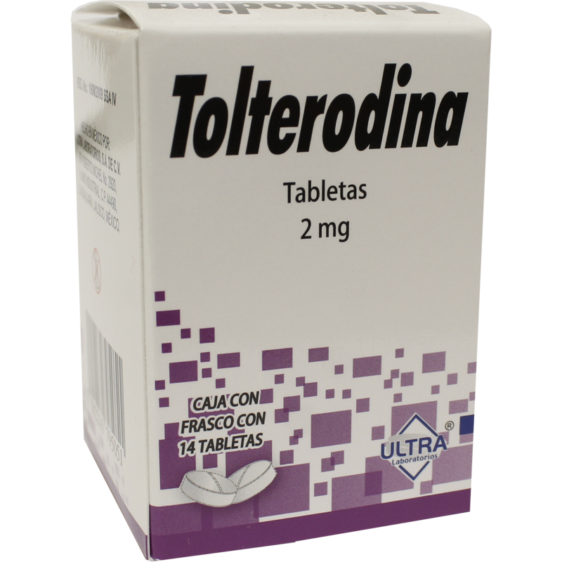 TOLTERODINA TAB 2 MG CAJA C14