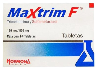 MAXTRIM F TAB. 160/800 MG. CAJA C/14