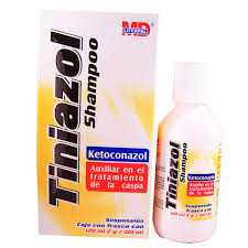 TINIAZOL SHAMPOO 2% CAJA C/FCO. C/120 ML.