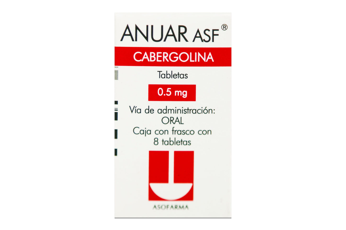 ANUAR ASF 0.5 MG 8 CPR