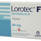 LOROTEC F TAB. SUBLING. 30 MG. CAJA C/6