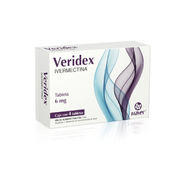 VERIDEX TAB. 6 MG. CAJA C/4