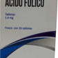 ACIDO FOLICO 5MG FCO 20 TAB LGEN N