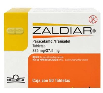 ZALDIAR 325/37.5 MG 50 TAB