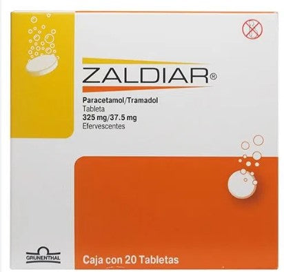 ZALDIAR 325/37.5 MG 20 TAB EFER