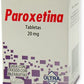 PAROXETINA TAB. 20 MG. CAJA C/FCO. C/20
