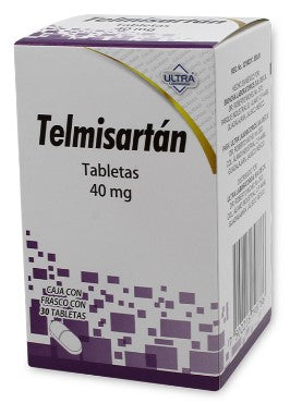 TELMISARTAN TAB. 40 MG. CAJA C/30 ULTRA GENERIC