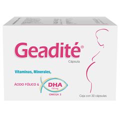 GEADITE 9 MESES 30 CAPS 300/150 MG