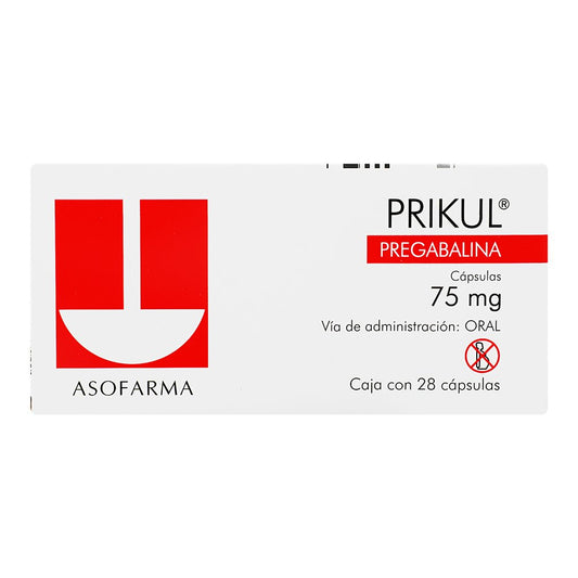 PRIKUL 75 MG 28 CAPS