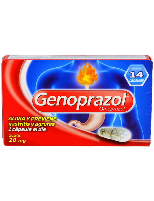 GENOPRAZOL 20MG BLISTER 14 CAPS