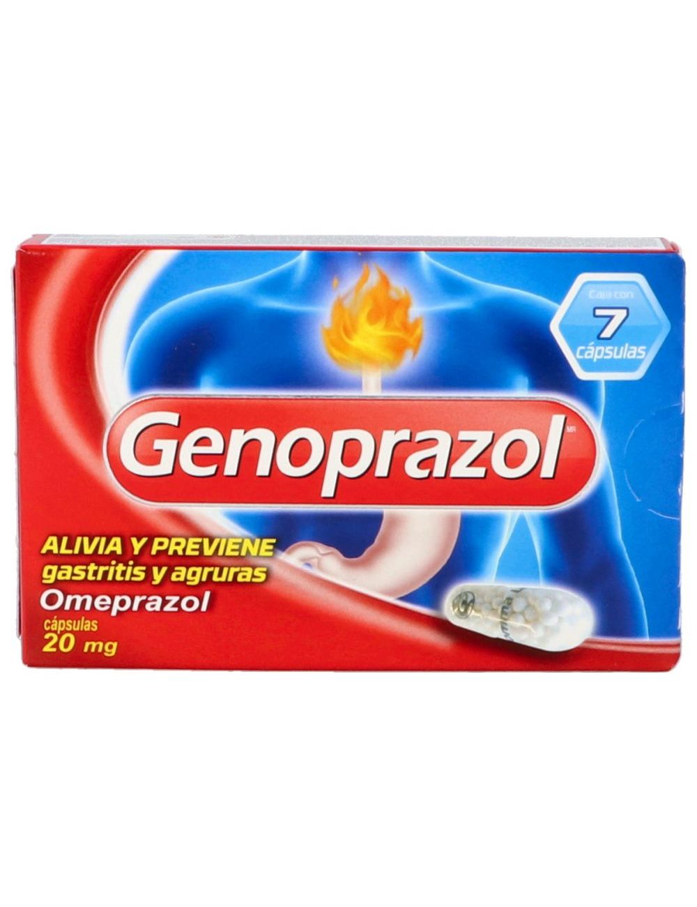 GENOPRAZOL 20MG BLISTER 7 CAPS